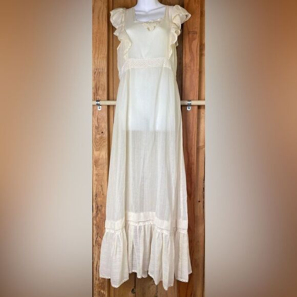 Dresses & Skirts - Vintage Lane Bryant Tall Shop Crepe Gauze Pinafore